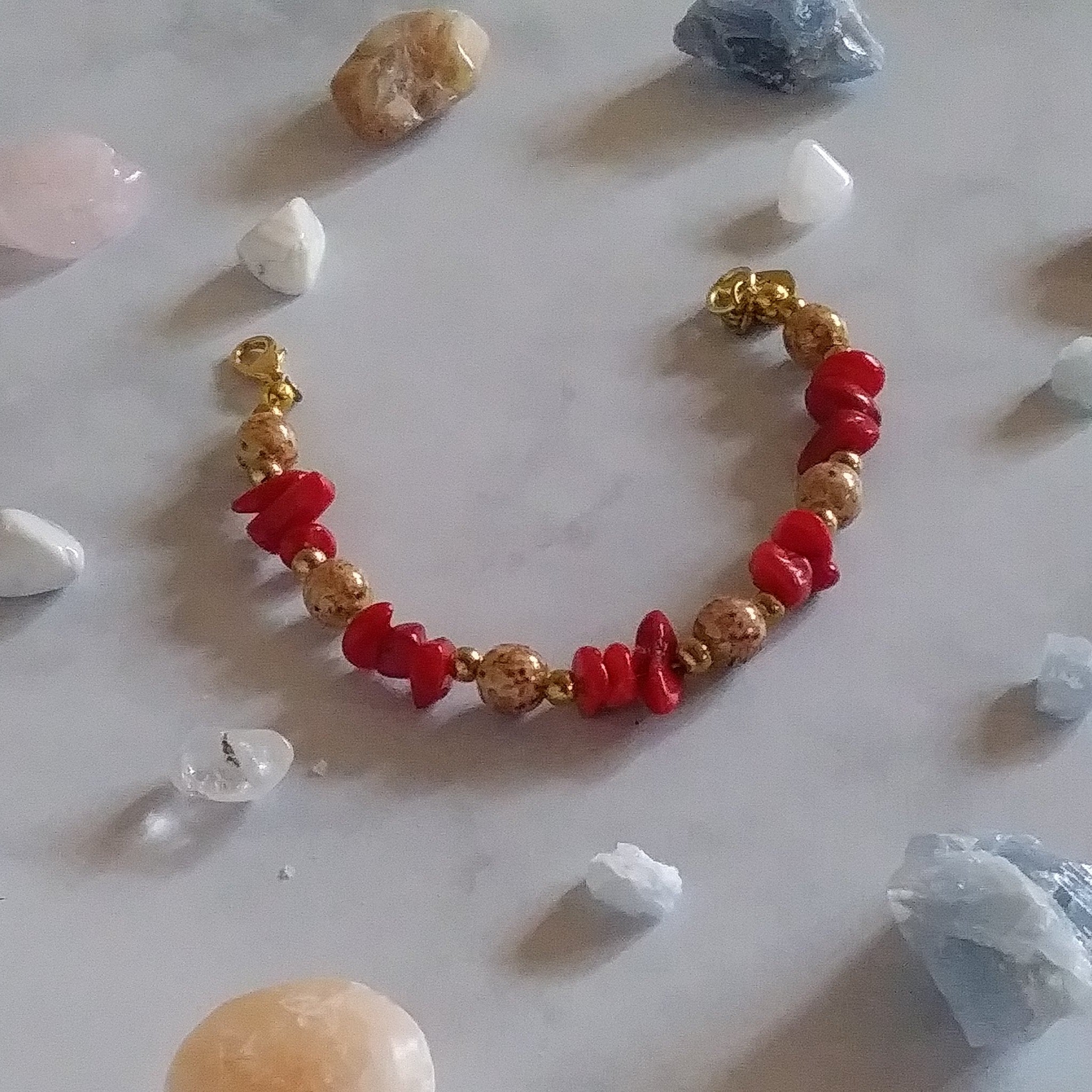Bamboo Coral Bronze Bracelet