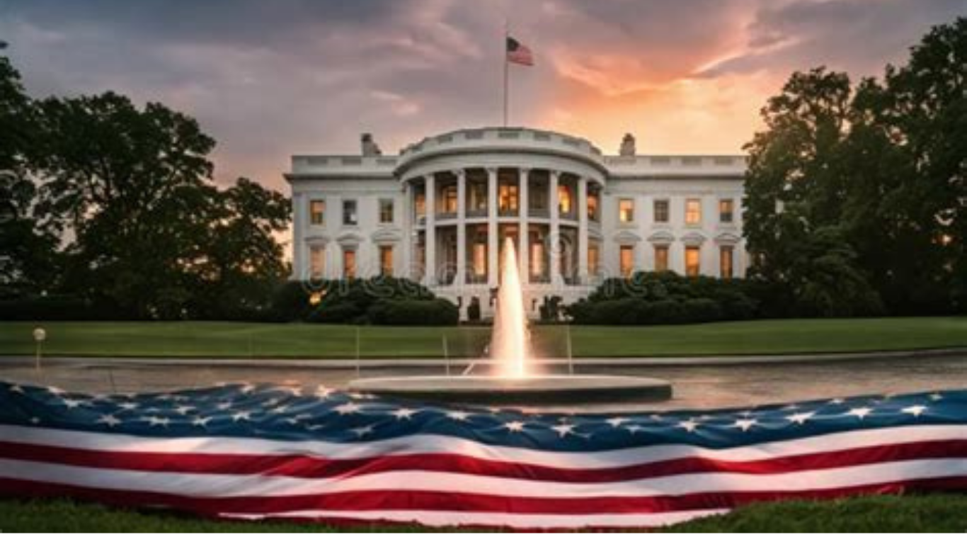 White House American Flag